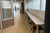 Nieuwe tafels, schilderwerk en wrappen